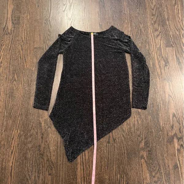 Karen Kane Dark Gray Asymmetric Tunic - Image 3
