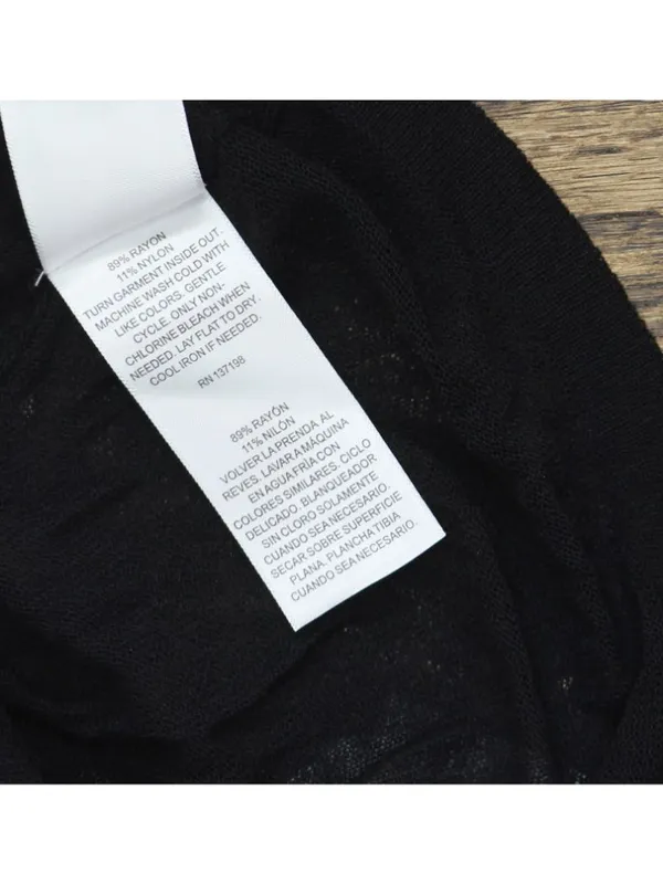 NWT Nina Parker Trendy Lightweight Sheer Sweater-Knit Tank Black Beauty 1X - Image 7