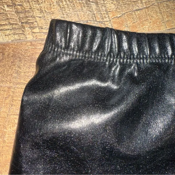 Shiny Black Women's Booty Shorts - Image 3