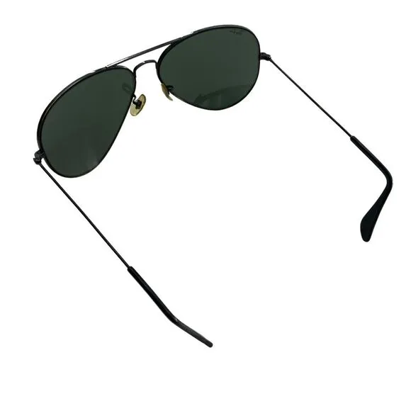 Vintage Ray Bans Classic Aviator‎ Sunglasses L2821 Black - Image 4