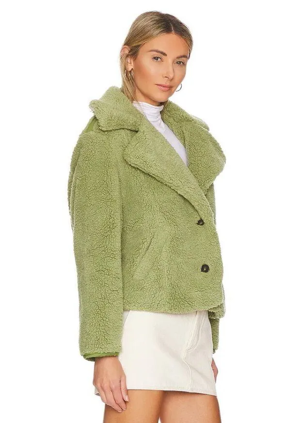 FREE PEOPLE Joplin Cozy Jacket in Sweet Pistachio Size X-Small - Image 10