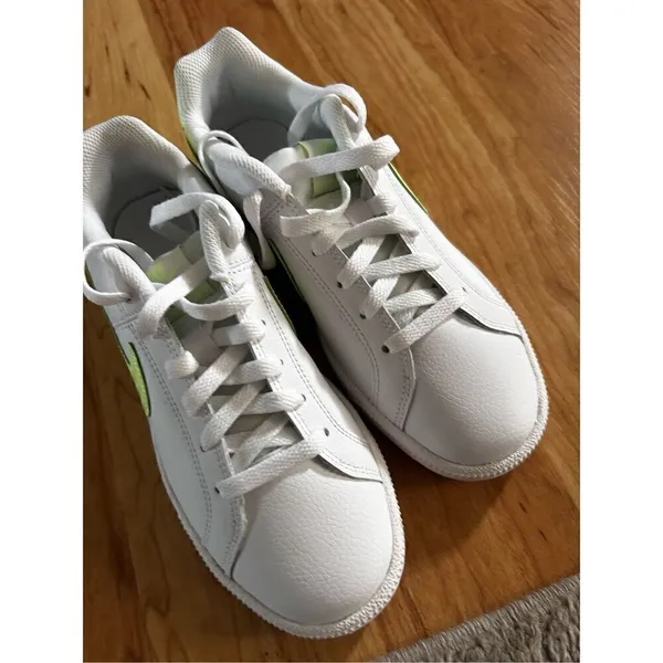 Nike Women's Court Royale Tennis Shoes White Barely Volt Size 7 - Image 6