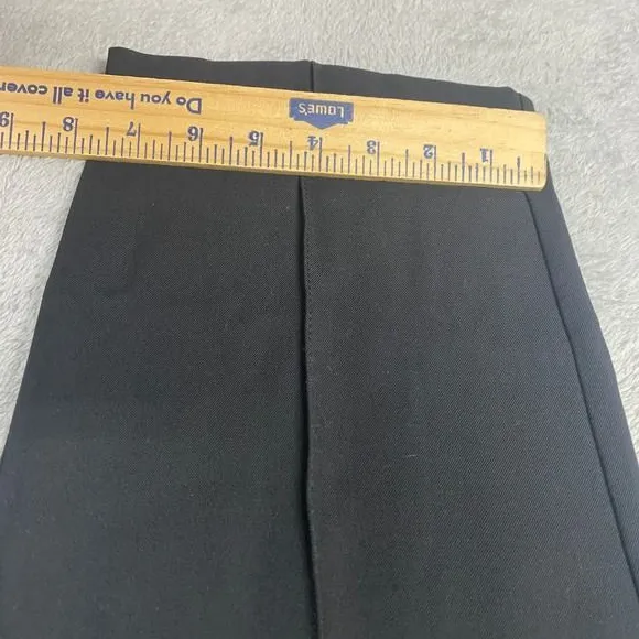 Madewell Pants Womens 4 Black The Fairbanks Mid Rise Office‎ Minimal NO085 - Image 8