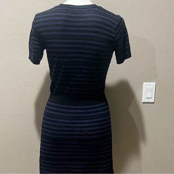 Zara knit striped jersey dress - Image 7