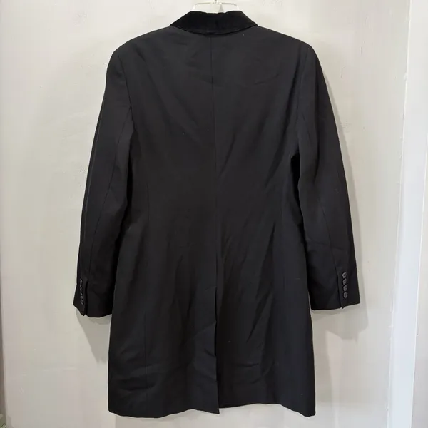 Lauren Ralph Lauren Single Breasted Wool Blazer Velvet Collar Button Jacket Sz 6 - Image 6