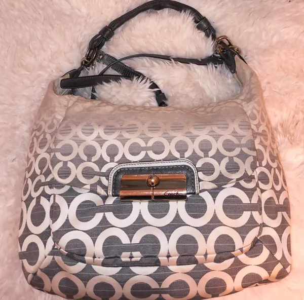 Coach Bag Op Art Ombre Kristen Shoulder - Image 4