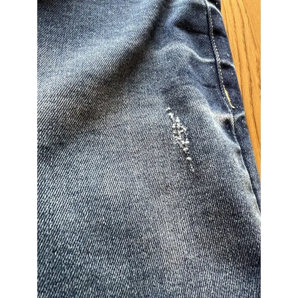 Risen Jeans Dark High Rise Straight Leg Size Medium Classic City Mom Casual‎ - Image 9