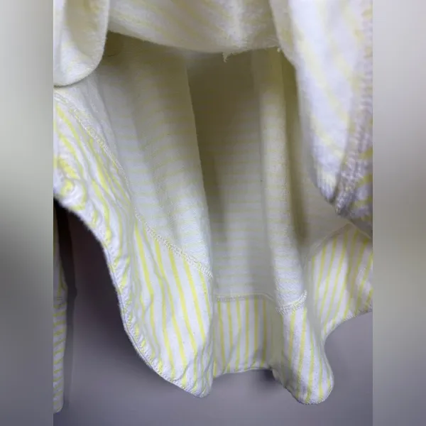 Pilcro Anthropologie Spliced Henley Top Ivory / Oxalis Tint, size L - Image 13