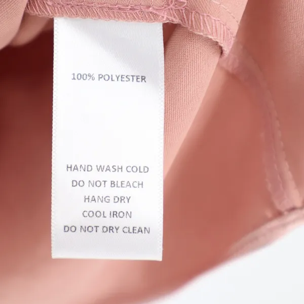 Things Between Mauve Pink Silky Slip Dress Empire Waist Mini L - Image 5