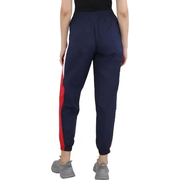 NWT Reebok Womens Colorblock Nylon Track Pants IT5650 Vector Navy Blue S - Image 2