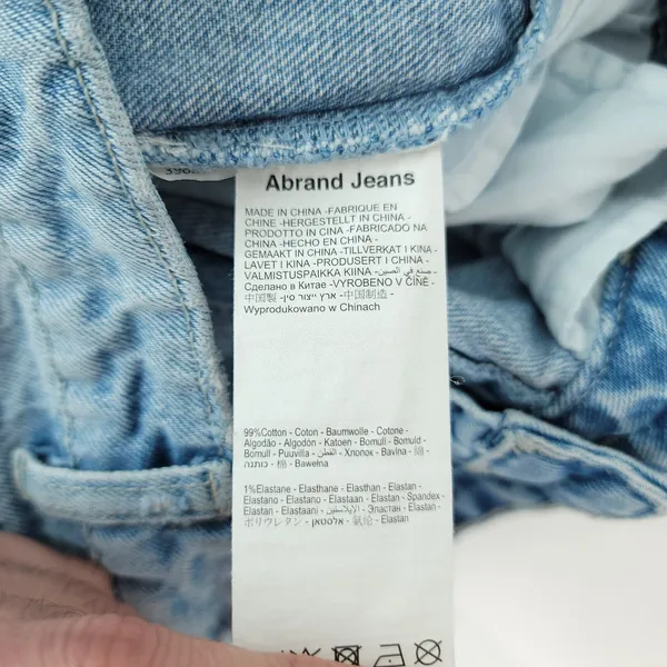 Abrand ‘94 High‎ Slim Straight Leg Jeans Women's Size 28 - Image 9