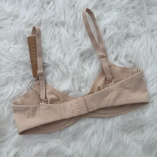 Skims Fits Everybody Unlined Demi Bra Sand Size 30A - Image 6