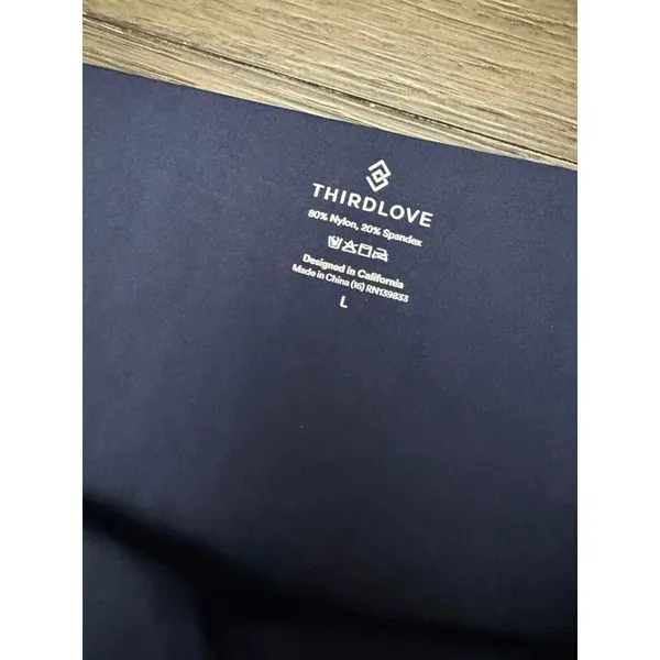 leggings by ThirdLove size large navy blue no pills 24" inseam - Image 2