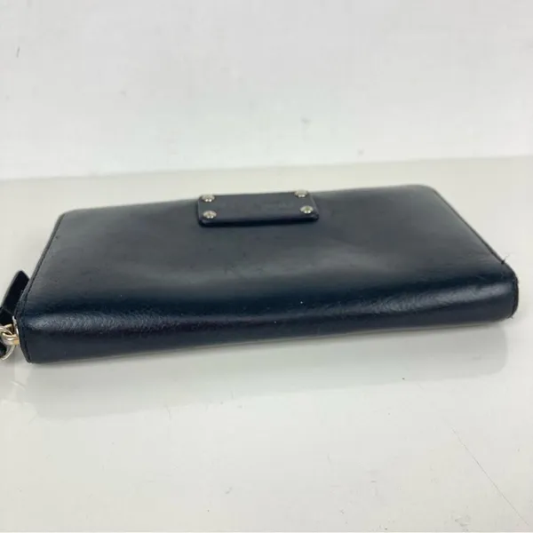 KATE SPADE Berkshire Black Leather Zip Around Wallet - Image 8