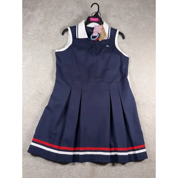 NWT Tommy Bahama Active Dress Set Women's M Navy Polo Tennis Golf Pleated 3pc - Image 2