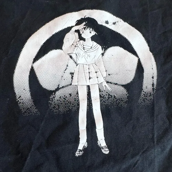 Black Inuyasha Kagome Higurashi Tote Bag - Image 2