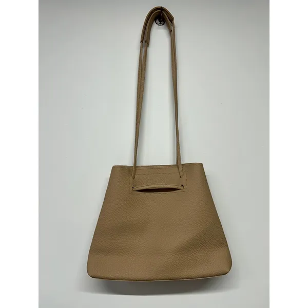 8 Other Reasons Vegan Leather Slouchy Bucket Tote Bag Taupe Neutral Minimal‎ - Image 4