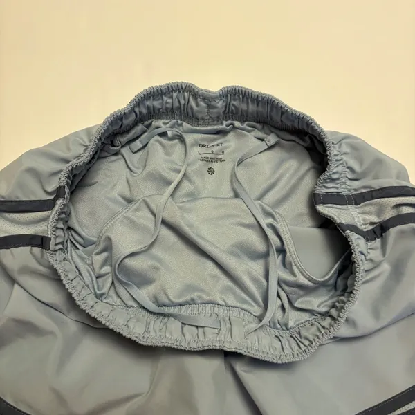 Nike Dri-FIT Tempo Running Shorts Women Large Blue Mesh Trim Activewear - Image 3