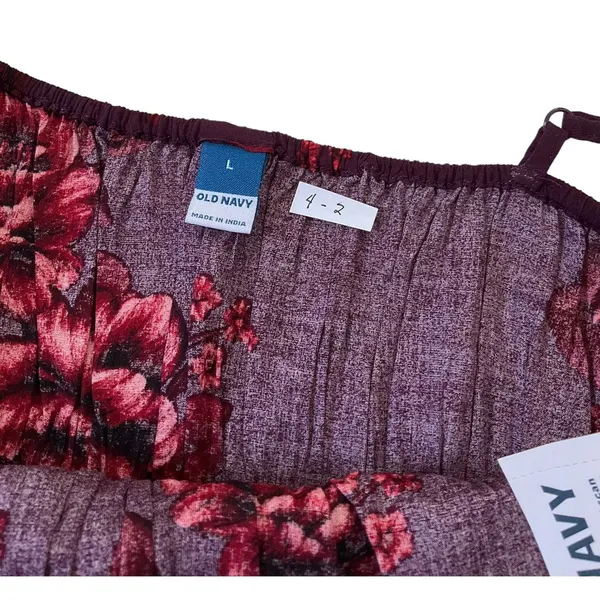 Old Navy Floral Cami Top Size L NWT (4-2) - Image 6