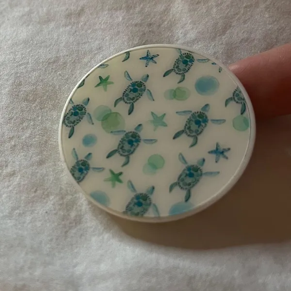 Turtle Pop Socket Blue - Image 3