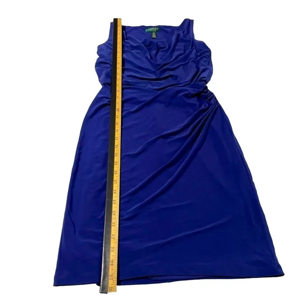 RALPH LAUREN Royal Blue Cocktail Dress - Image 9