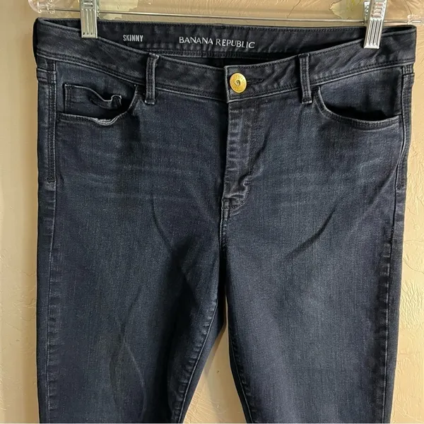 Banana Republic Dark Wash Skinny‎ Denim Jeans - Image 3