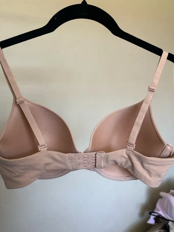 SKIMS‎ Fits Everybody T-Shirt Demi Bra Clay BR-UWR-2294 size 32C Clay - Image 9
