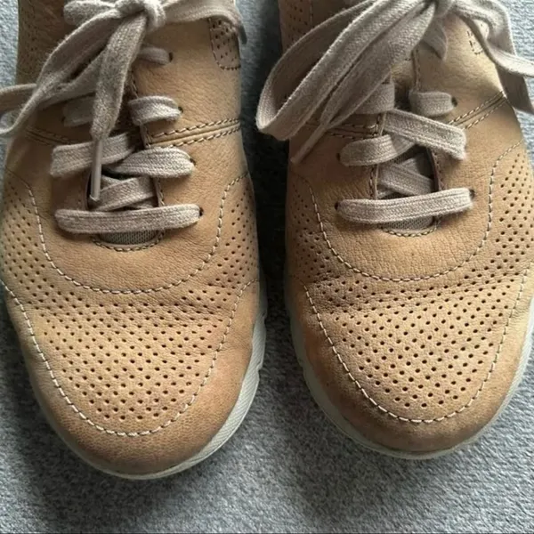 Dansko Alissa Sneaker Gold Print Leather Athletic Casual Oxford Women’s Size 39 - Image 5