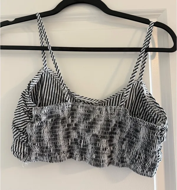 Cropped striped tank Multiple - Image 2