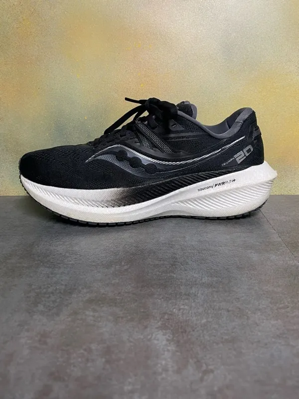 Saucony Triumph 20 Women's Black/White Running Shoes Size 8 - Image 15