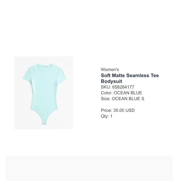 Abercrombie Bodysuit - Image 5