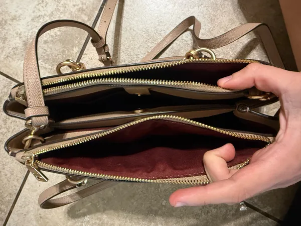 Coach Crossgrain Leather Mini Christie Carryall Handbag - Image 18