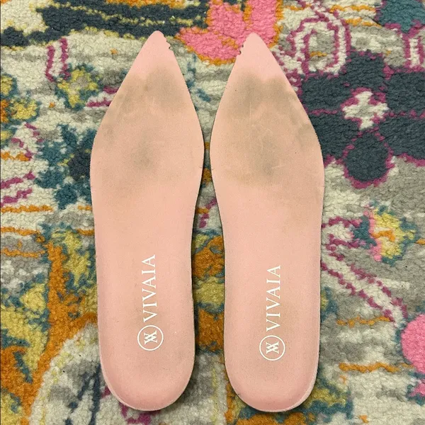 VIVAIA Pointed-Toe Flats Ena 2.0 Pink Embroidered Horsebit Size EU 37, US 6.5 - Image 13