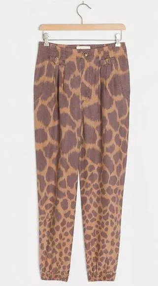 Anthropologie Tamarind Trouser Giraffe Boho Hipster Hippie Cottage Peasant Pants - Image 2