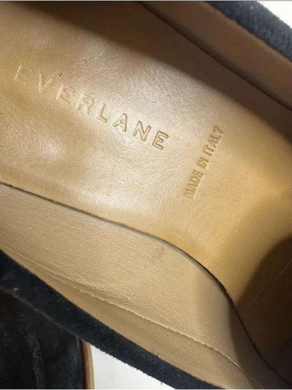 Everlane Black Suede Loafers - Image 6