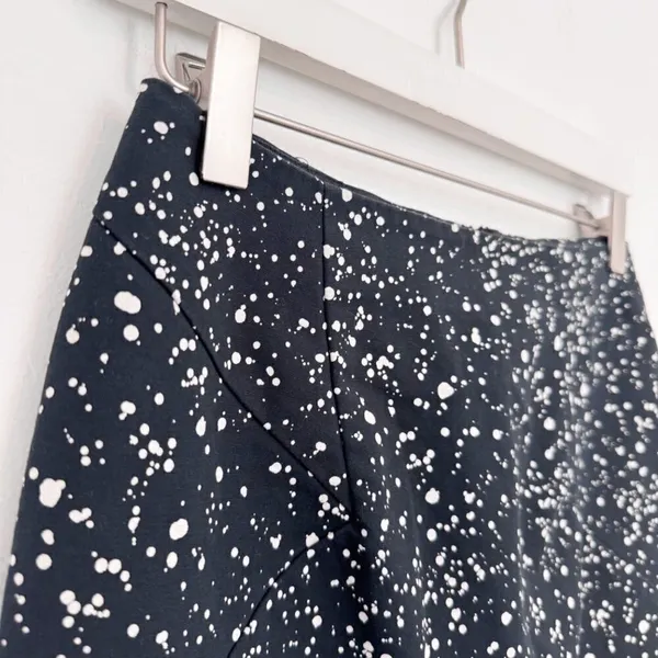 Kate‎ Spade Skirt Size 0 Dark Deer Dot Polka Speckled Print Old Money Retro - Image 2