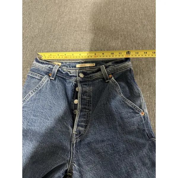 Levi's Premium Ribcage Straight Cargo Style Jeans Sz 26 - Image 5