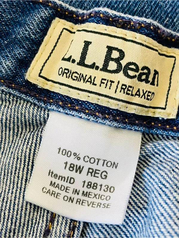 VINTAGE L.L. BEAN Classic High Rise Jeans - Image 4