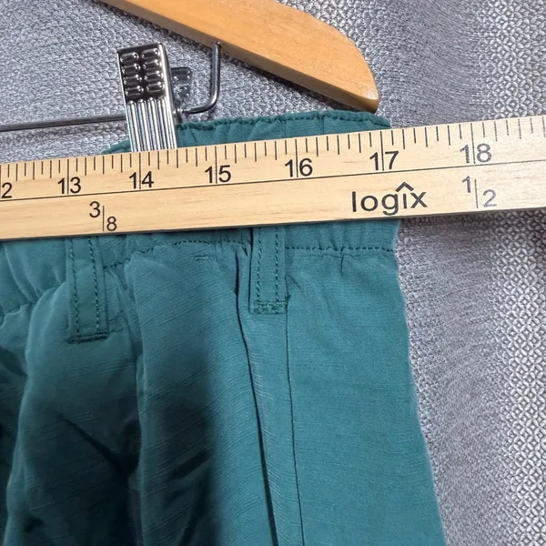 Free People Teal Green Wide Leg Pleated Trousers‎ Elastic Waist Size XL - Image 3
