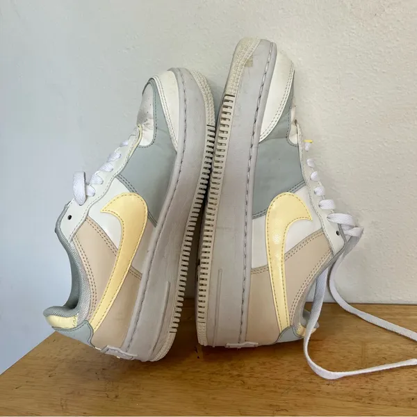 Nike Air Force 1 Shadow Pastel Sneakers - Women's‎ Size 6.5 US - Multi-Color - Image 5
