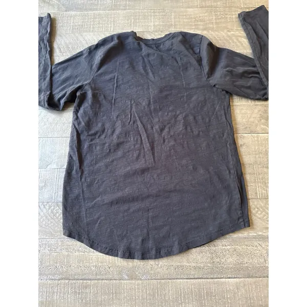Sonoma‎ Women's Black Everyday Tee V Neck Long Sleeve Tee Size Small - Image 9