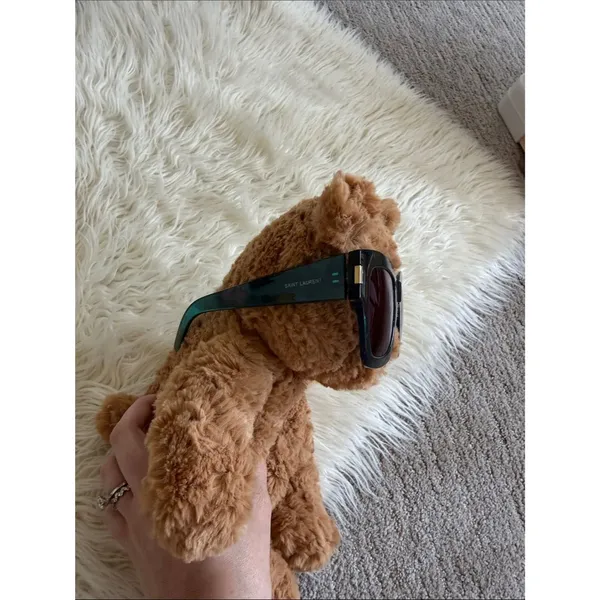 Saint Laurent Teal Sunglasses - Image 7