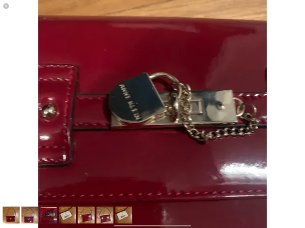 Anne Klein New red  patent bag. - Image 3