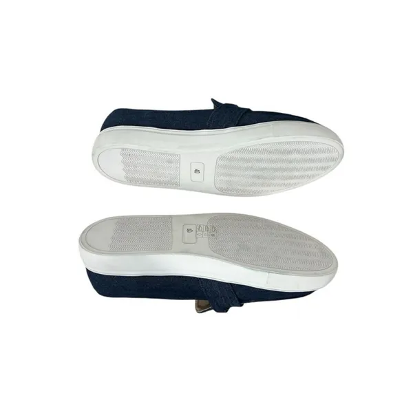 Denim Slip On Loafers Boat Shoe Style EU 40 US 9 9.5 - Image 6