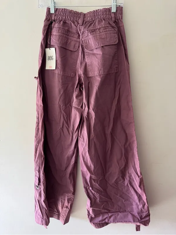 Urban Outfitters NEW BDG Mauve Pink Riley Classic Cargo Pants - Image 12