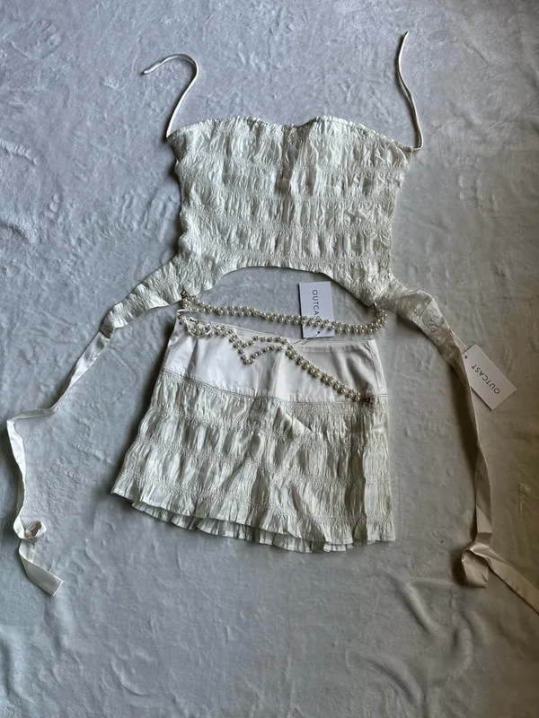 Outcast Clothing Iza Crop Top Iza Skirt Set - Image 8