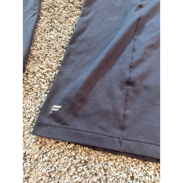 Fabletics Womens Quarter Zip Pullover Long Sleeve‎ Mock Neck Dark Gray Size S - Image 2