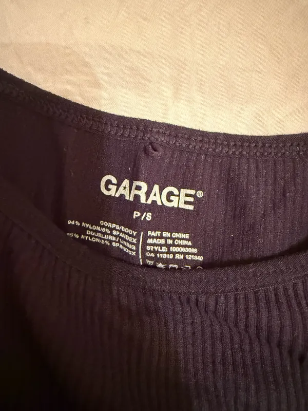 Garage Halter Crop Top - Image 2