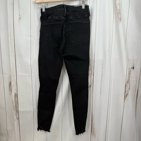 Abercrombie & Fitch Women’s 2 Short High Rise Skinny Jeans Black - Image 3