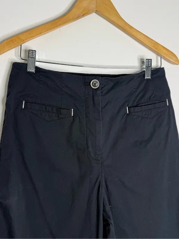 Maeve Anthropologie Slim Ankle Chino Pants Very Dark Navy Size 8 - Image 5